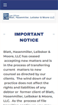 Mobile Screenshot of bhlmlaw.com